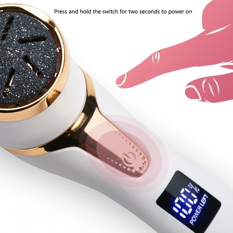 Electric Callus Remover for Feet with Vacuum, 1 Box Rechargeable Waterproof 2 Speed Foot File Scrubber, Foot Care Kit for Women & Men 7