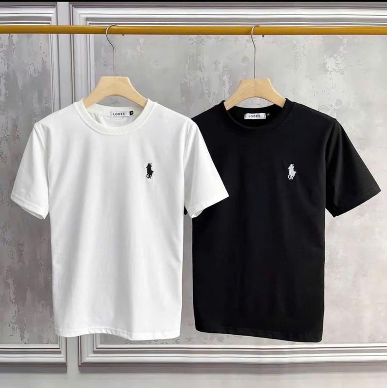 Áo thun cổ tròn unisex nam nữ/couple thêu logo Ngua, mẫu mới cập nhật giống như hình ảnh, MLCL áo  polo  con  ngựa  nam