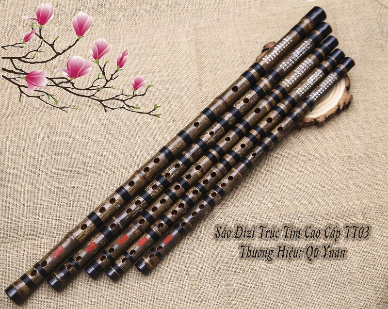 Sáo Dizi Trúc Tím TT03 l Sáo Dizi cao cấp thương hiệu Xi Feng | Sáo trúc Cao Định phân phối chính hãng
