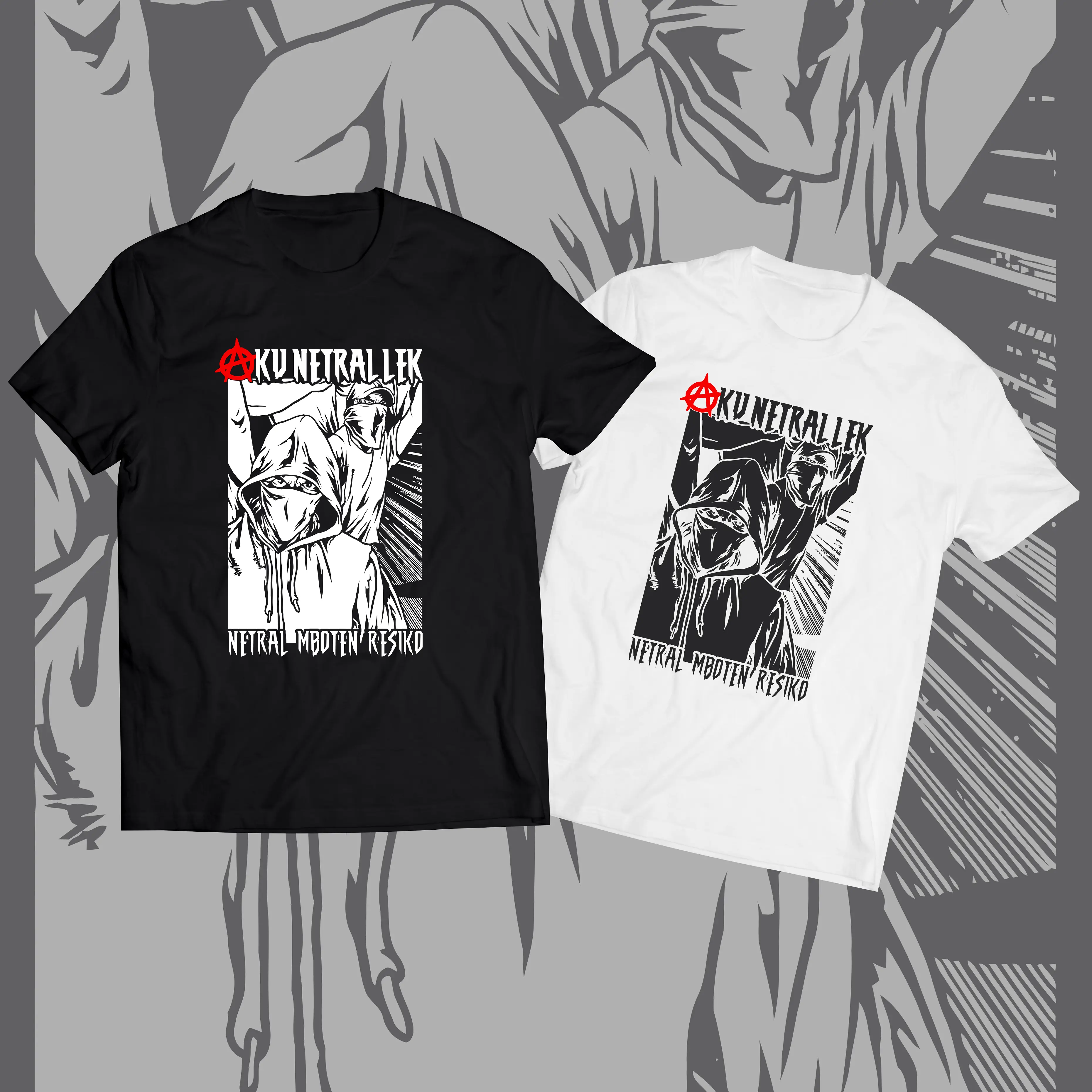 kaos netral ” AKU NETRAL LEK ” kualitas distro ( NETRAL \ UMUM ) Keren