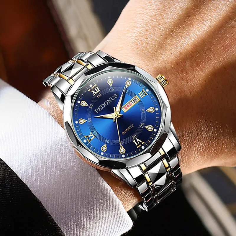 Waterproof Luminous New Men's Watch Belt Style Quartz Watch