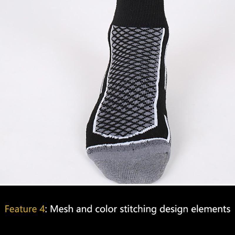 Product Introduction of 1pair Winter Warm Thickened Ski Socks Outdoor Sports Hiking Breathable Stockings For Women Men Children Snow Sport Travel Unisex 24