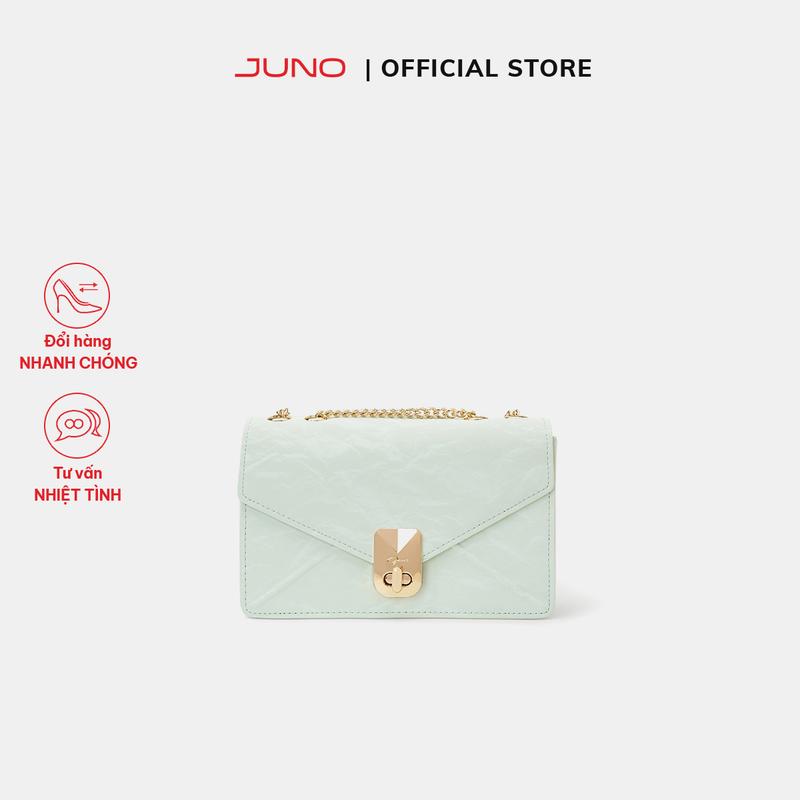  JUNO Túi Xách Nhỏ Form Bì Thư Trang Trí Khóa - TXN819 
