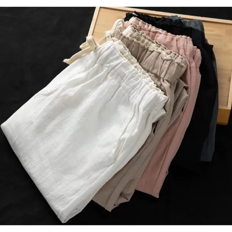 CELANA WANITA Linen Pants CELANA KEKINIAN BAGGY PANTS CELANA WANITA LINEN Panjang 5