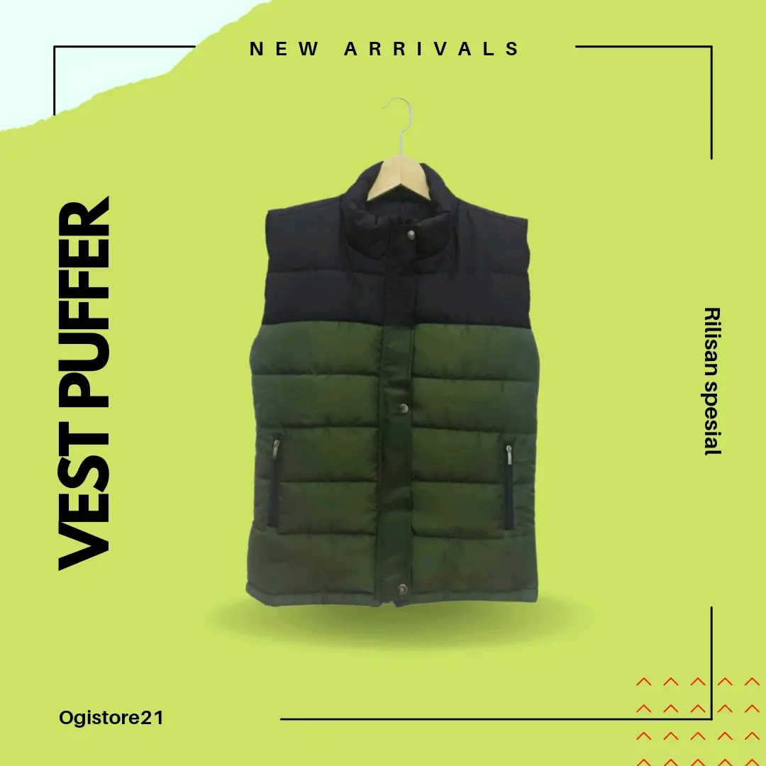 ROMPI MOTOR PARASUT PRIA WANITA / ROMPI TOURING / ROMPI SEPEDA / ROMPI GELEMBUNG / VEST PUFFER / VEST