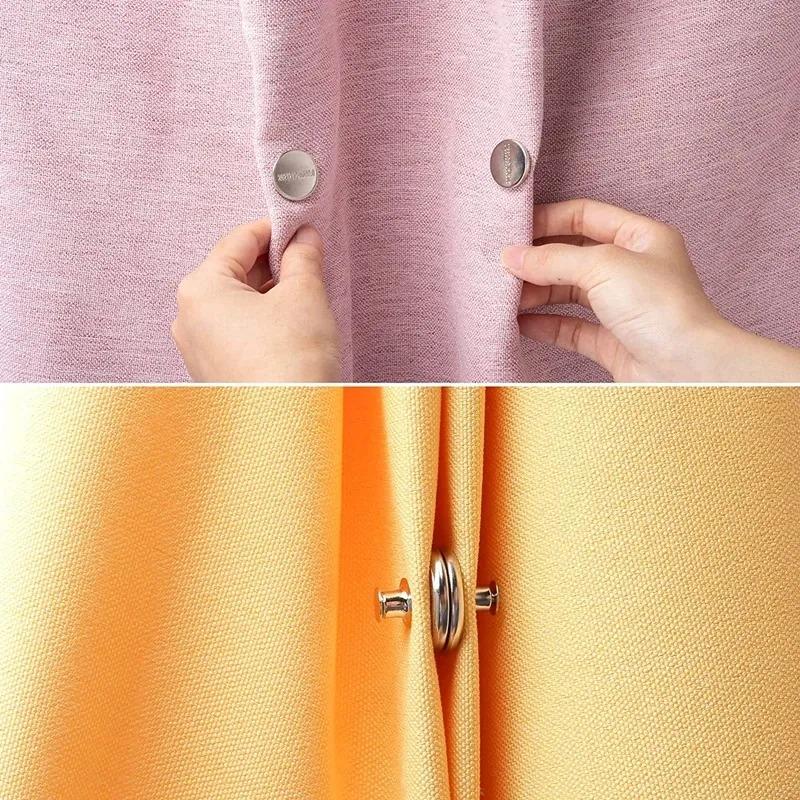 Product Introduction of Nút Từ Tính Rèm, 1 / 4 Cặp, Kẹp Chốt Cố Định Rèm Có Thể Tháo Rời Ngăn Ngừa Điều Chỉnh Ánh Sáng, Khóa Nam Châm Đóng Màn Hình Cửa Sổ 13