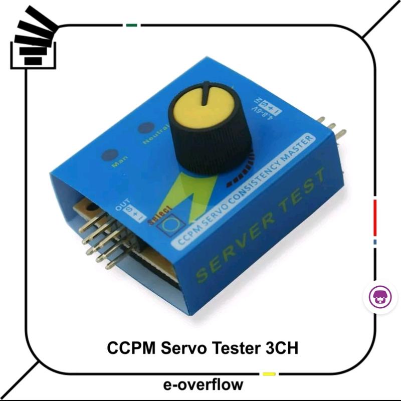 Servo Tester CCPM Checker 3CH Speed Controller Motor Test 0