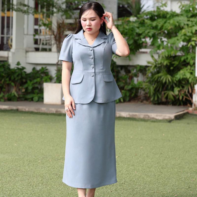 Bộ Vest Đuôi Cá Tuyết Mưa Cao Cấp Lucy Bigsize 50-90kg