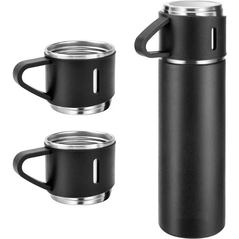 Set Termos Sultan 3in1 Termos Cangkir Botol Stainless Steel Termos Polos 0