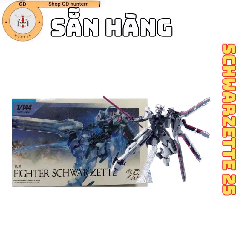 [SẲN HÀNG] Mô hình lắp ráp Fiter Schwarzette 25, Gaogao 1/144 HG ( Tặng Base Và Decan )