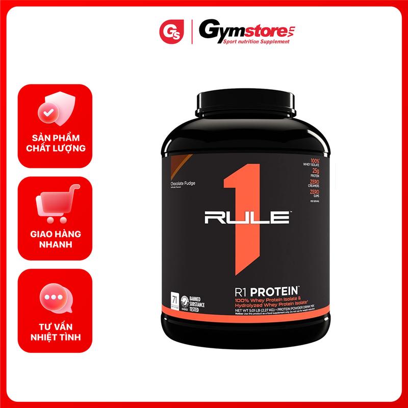 Bột whey Rule 1 Protein 5lbs, 71-76 servings | GYMSTORE