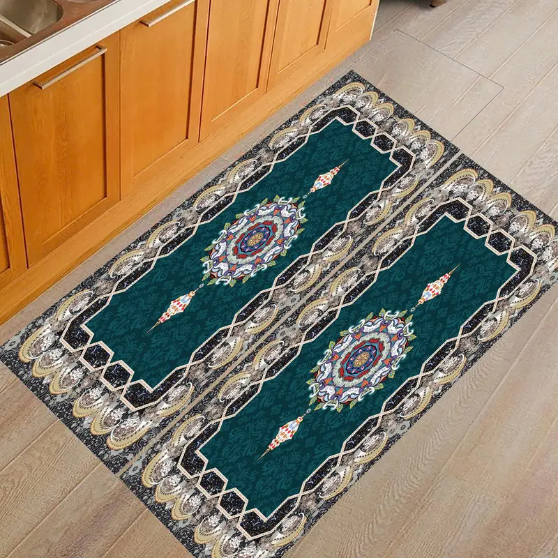 Thảm bếp 2 tấm dài 40 x 120cm, thảm trải bếp BALI 5D chất nỉ lì thấm hút tốt, mặt sau có bi cao su chống trượt, dộ dày tiêu chuẩn 0,3-04cm độ bền 3-5 năm 8