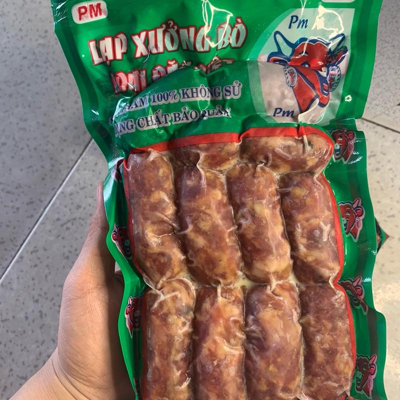 1kg Lạp Xưởng Bò thơm ngon - Đặc Sản Cai Lậy Tiền Giang - Shop Khô Miền Tây 2 - ( 1kg 2 túi) Food   thực phẩm đóng hộp lọ & đóng gói hữu cơ chan garut banh trang 4