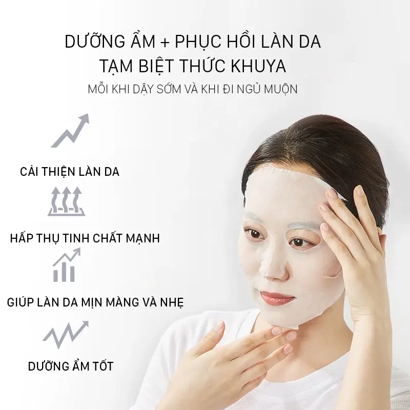[Combo 20] Mặt nạ dưỡng ẩm Collagen GIK phục hồi da ngừa lão hóa, tăng đàn hồi và làm mờ nếp nhăn do thức đêm 30ml 3