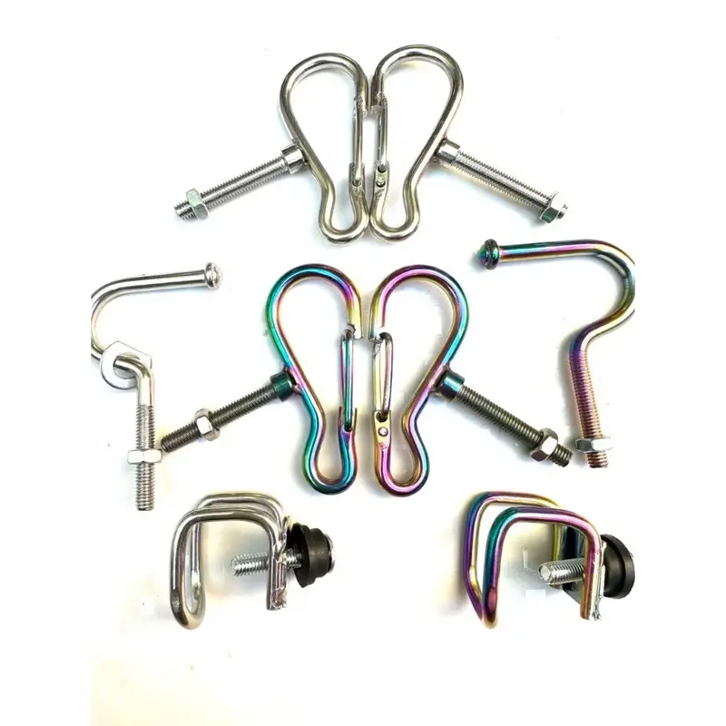 Móc Treo Đồ Xe Máy,Móc Treo Xe Máy,Móc Khoá Màu TiTan,Inox