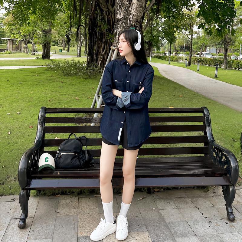 Áo sơ mi SilenceStandard Premium Denim Logo S Menswear Nam 5