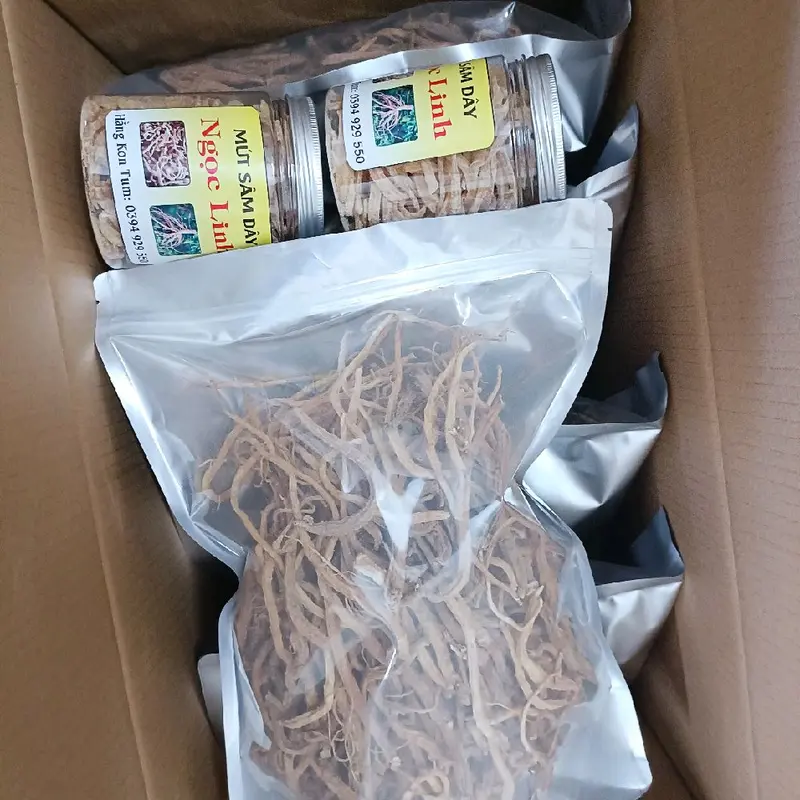 300Gram Sâm Dây Ngọc Linh Khô- Túi Zip. Nấu Nước - Pha Trà...Mùi Thơm,Vị Ngọt Nhẹ,Dễ Sử Dụng.. 2