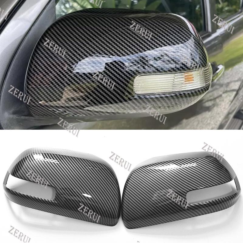 Vỏ Gương Chiếu Hậu Ô Tô, ZR, Cho TOYOTA HILUX VIGO 2008-2015, Họa Tiết Sợi Carbon, Trang Trí Vỏ Gương Chiếu Hậu 0