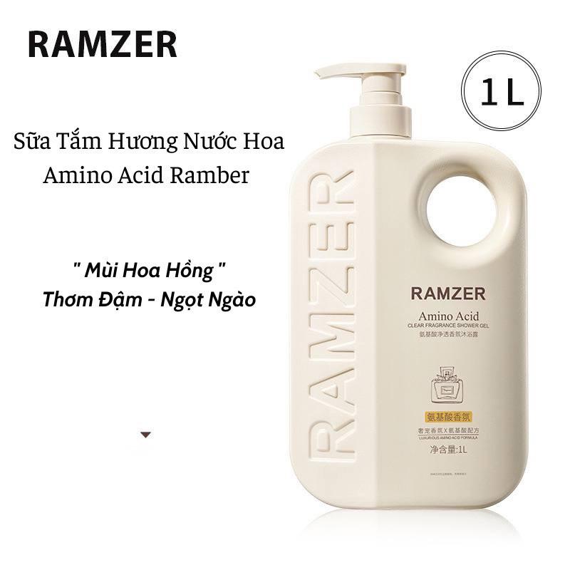Combo 2 Chai Sữa Tắm Truyền Trắng 2in1 RAMZER 1000ml Hương Nước Hoa Dưỡng Body Women Dưỡng Da Body Làm Đẹp Da