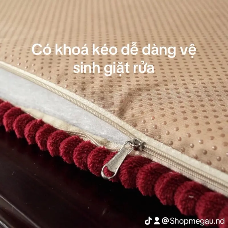 Thảm ghế lót bông có khóa kéo kích thước 1m7 ,1m8,2m dem ghe 5