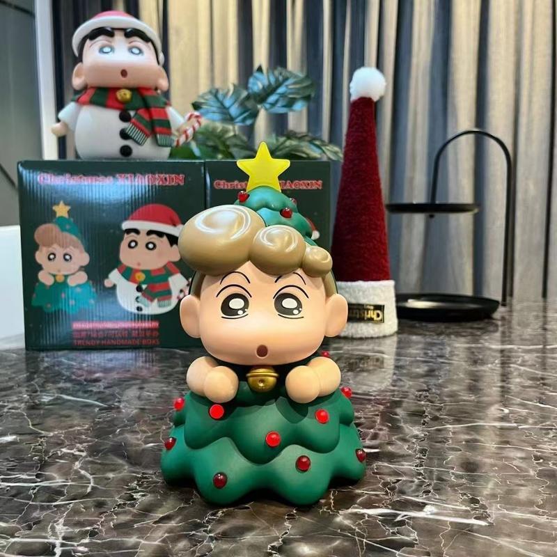 Product Introduction of Mô Hình Bút Chì Màu Shin-chan, Phổ Biến Làm Quà Tặng Giáng Sinh, Bức Tượng Nhỏ Shin-chan Và Aoi, Người Tuyết, Dễ Thương, Thích Hợp Để Đồ Trang Trí Phòng Khách Và Máy Tính Để Bàn, [1224 Đánh Giá Tích Cực] blind  box  shinchan shin  chan  toys 2