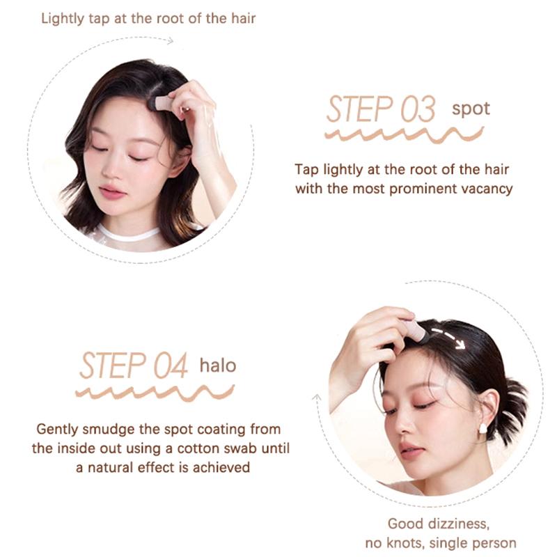 Product Introduction of Hair Line Rod For Repairing Hairline Waterproof And Sweat Resistant Modification Filling Hairline Repair Powder Hair Concealer 24