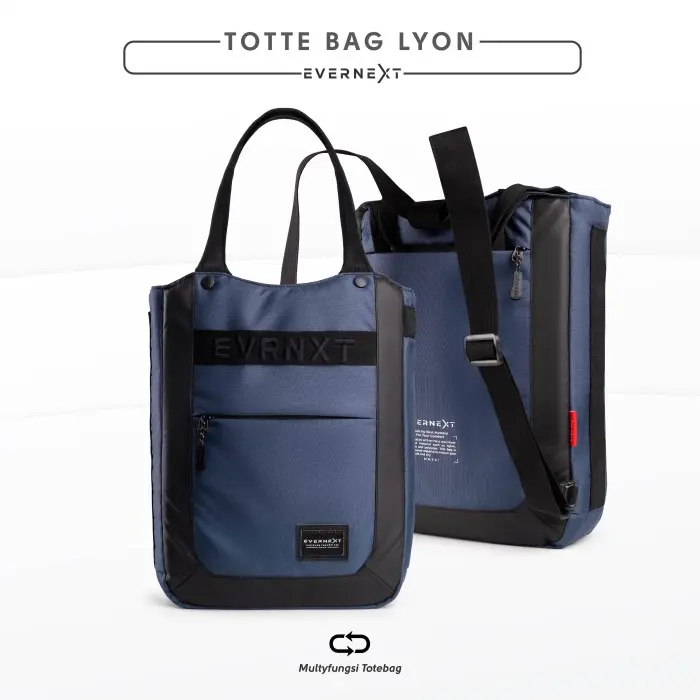 TOTE BAG PRIA WANITA TAS JINJING TAS RANSEL LAPTOP MULTFUNGSI EVERNEXT