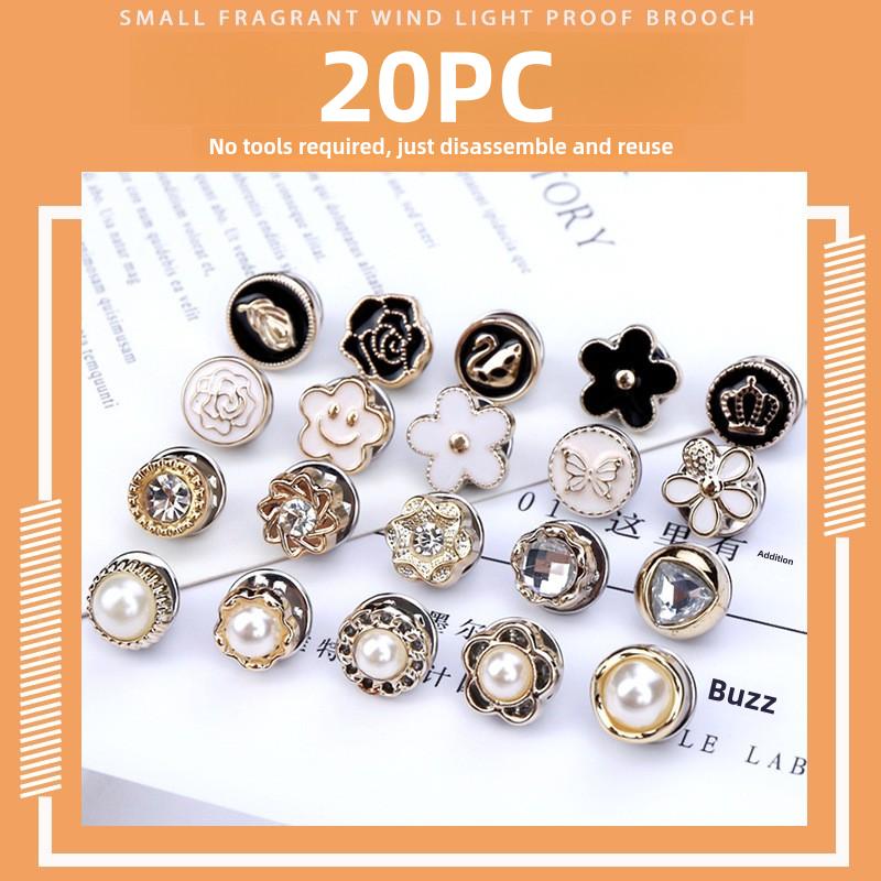 Ghim Cài Áo, Ghim Cài Áo Nữ, Ghim Cài Cố Định Quần Áo, Ghim Cài Cổ Áo, Nút Chống Lộ Ngực, Móc Ẩn, May Vá, Móc Cài, Kích Thước Nhỏ