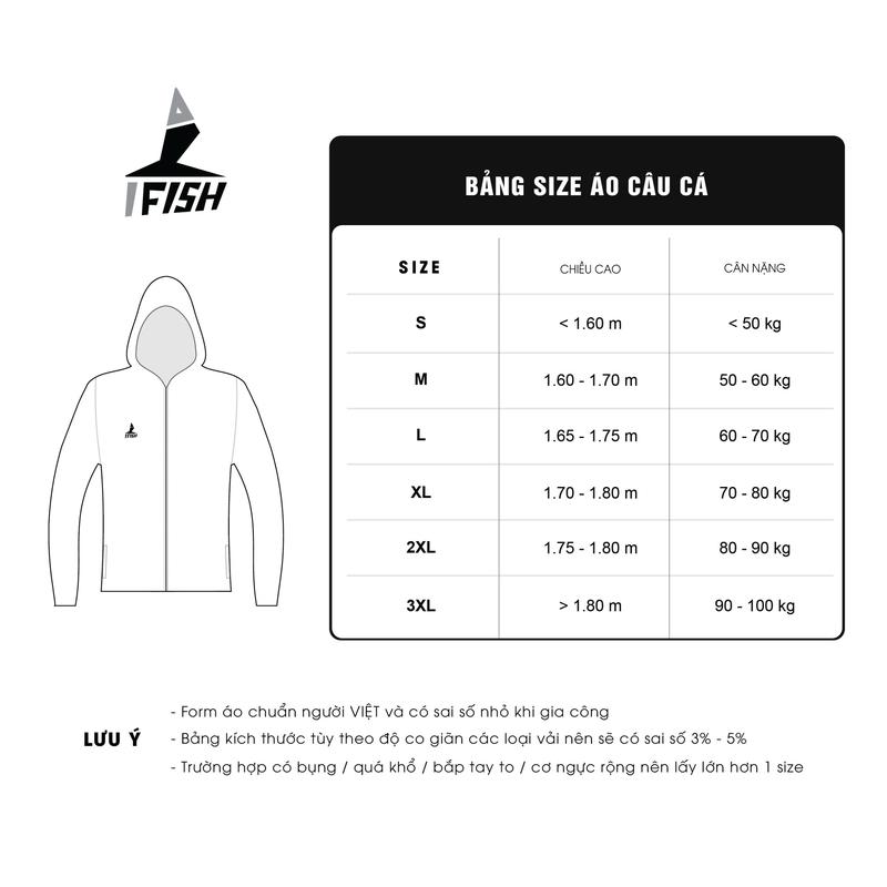 Áo Câu Cá Chống Nắng ULTRALIGHT FISHING IFISH, Thoáng Mát, Chống Tia UV dành cho AE Cần Thủ Của Nhà Ifish 7