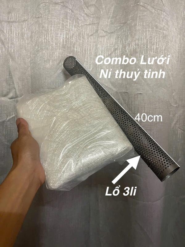 Combo nỉ và ống lưới uốn sẳn làm pô xe ND Racing (32, 34, 38, 42, 51, 60) - Phụ Tùng Phụ Kiện lưới sắt