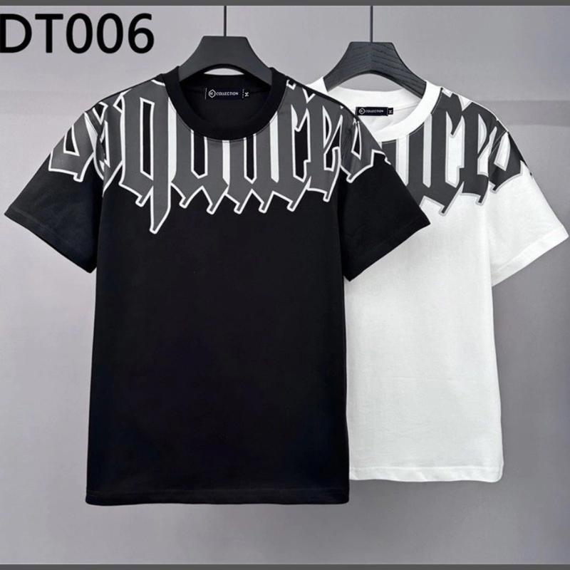 Áo thun nam mùa hè tay ngắn phối LOGO đẹp, chất vải cotton co dãn dày dặn 2 màu trắng đen AT-20 Menswear Cổ Tròn