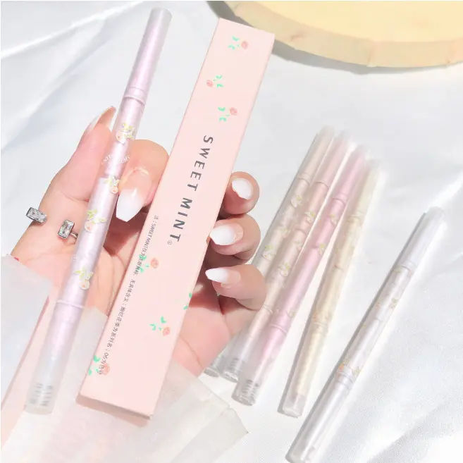 Kẻ Bọng Mắt 2 Đầu 6 Màu SWEET MINT Có Nhũ Mắt - Nét Mảnh Chống Thấm Nước