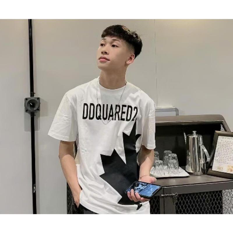 Áo Phông DQs Lá Phong Basic 2 Màu Hottrend dễ Phối Đồ Hàng đẹp Loại 1 Chất Mềm MỊm Mát Co dãn Tốt Cổ Tròn Top 0