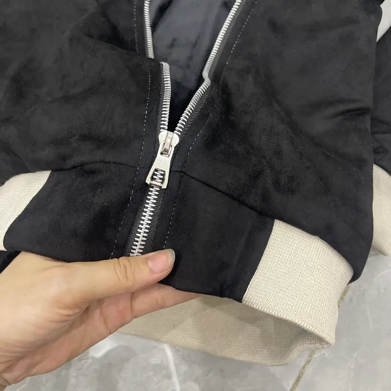Áo khoác nam da lộn lót lông mùa đông - Menswear Jacket 4