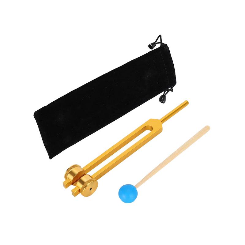 【Hải ngoại】Hợp kim nhôm 112.45HZ điều chỉnh Fork với Hammer, Chakra điều chỉnh…