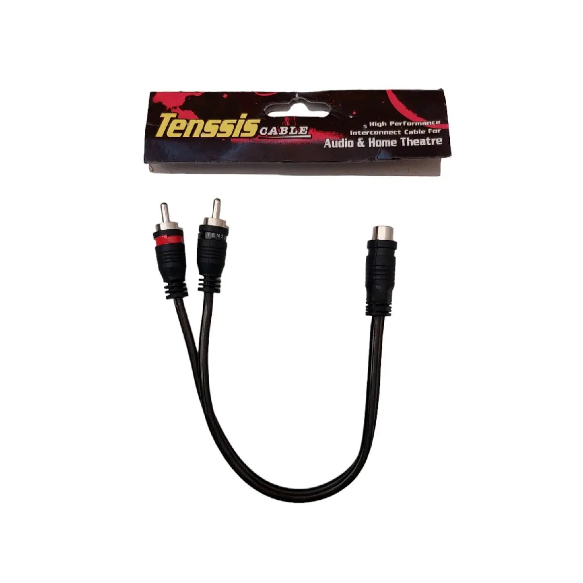 Kabel rca cabang 1 cewe 2 cowo / rca cabang 1 cewe 2 cowo tenssis