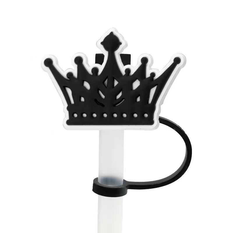 Random Color Silicone Straw Head Cover, 4pcs/set Reusable Straw Tip Cap, Cartoon Design Straw Dust Cap, Drinkware Accessories 4