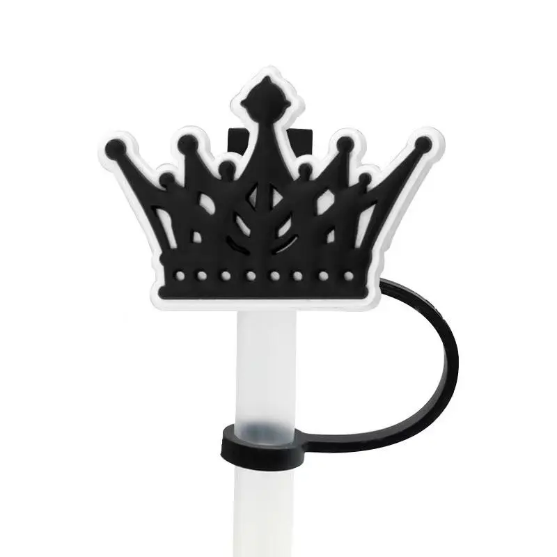 Random Color Silicone Straw Head Cover, 4pcs/set Reusable Straw Tip Cap, Cartoon Design Straw Dust Cap, Drinkware Accessories 4