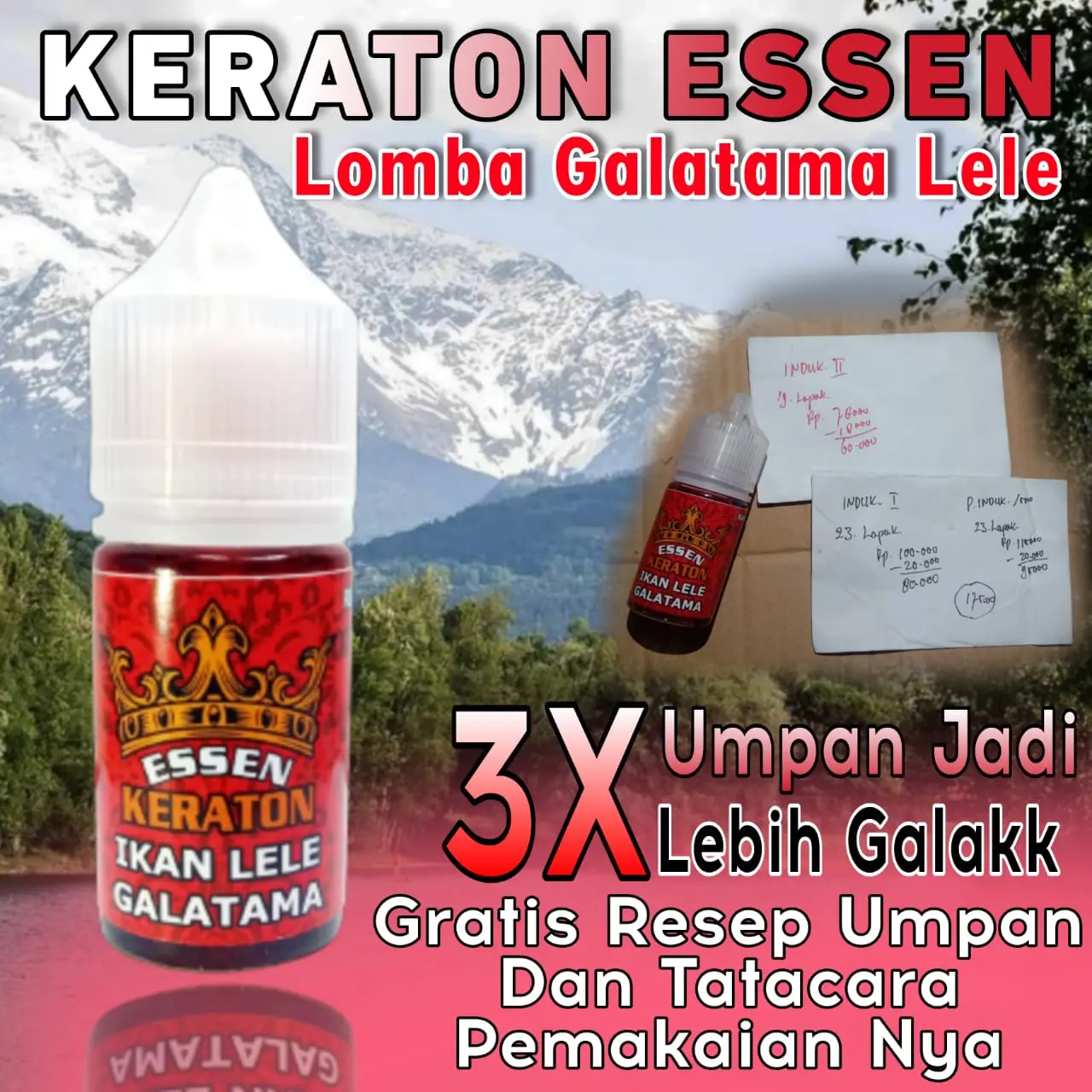 Essen Kraton Khusus Ikan Lele Galatama Original 30 ml