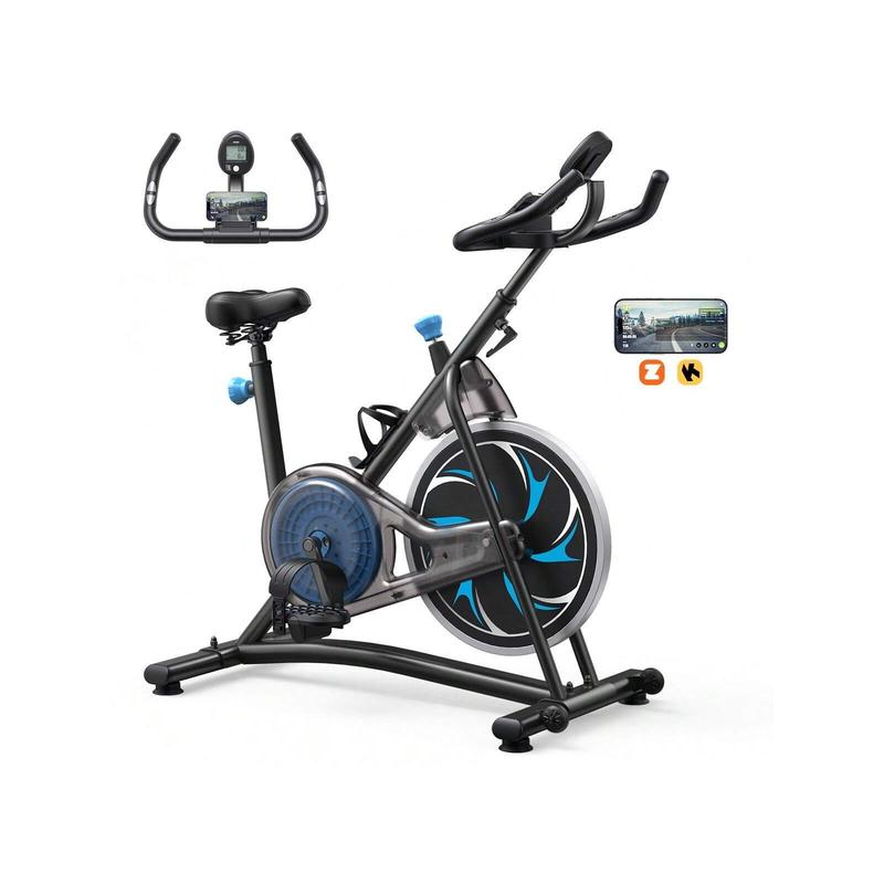 TikTok Shop Exercise Bike Indoor Cycling Bike For Home Gym Fitness Body Shaping With Digital Display Phone Mount 300lbs Weight Capacity