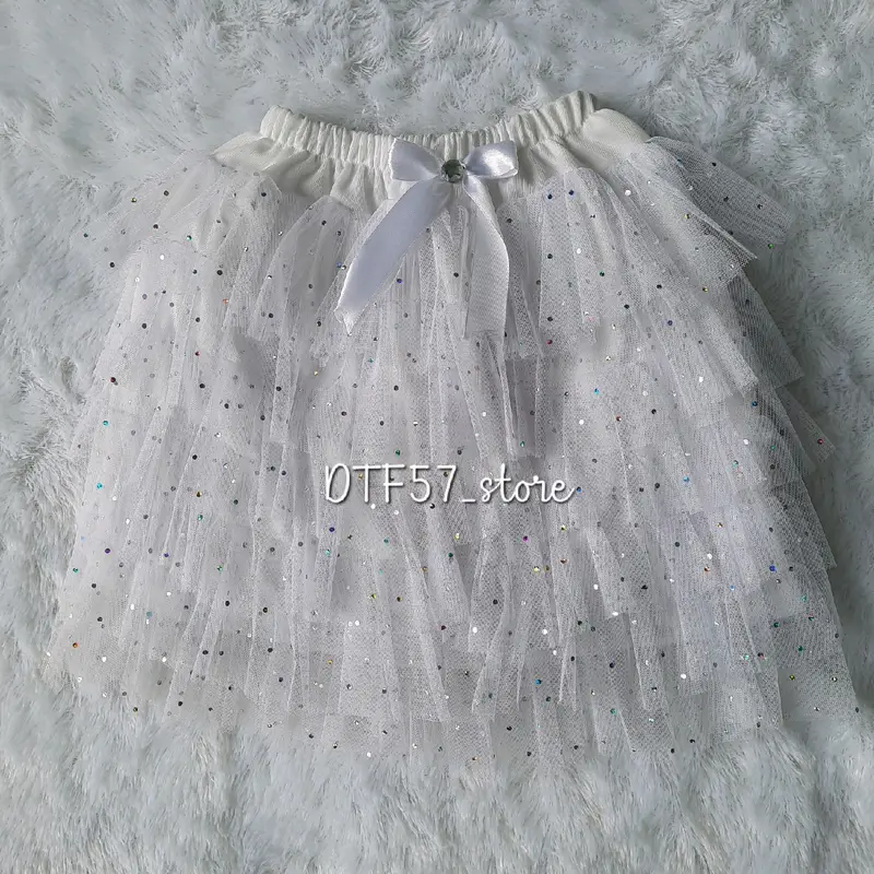 Clara Rok Tutu Anak Bahan Gliter Model Umpak Umpak | Rok Tutu Anak | Rok Tutu Umpak | Bawahan Rok Tutu Susun | Rok Tutu Anak Perempuan Fashion Kids 3