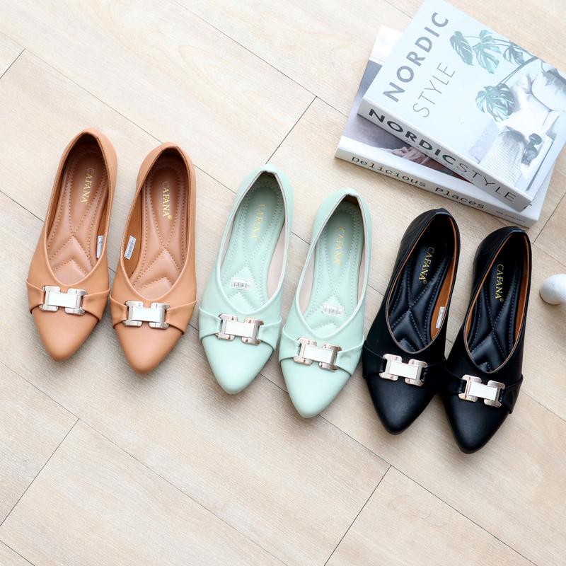 Product Introduction of Cafana Sepatu Flatshoes Wanita Sabrina SDB501 Shoes Karet 9