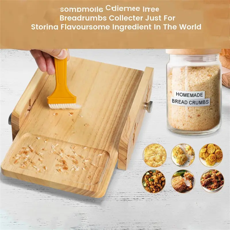 Wooden Bread Rack, Adjustable Bread Slicer, Multipurpose Bread Storage Rack, Kitchen Utensils & Gadgets, Kitchen Accessories 2