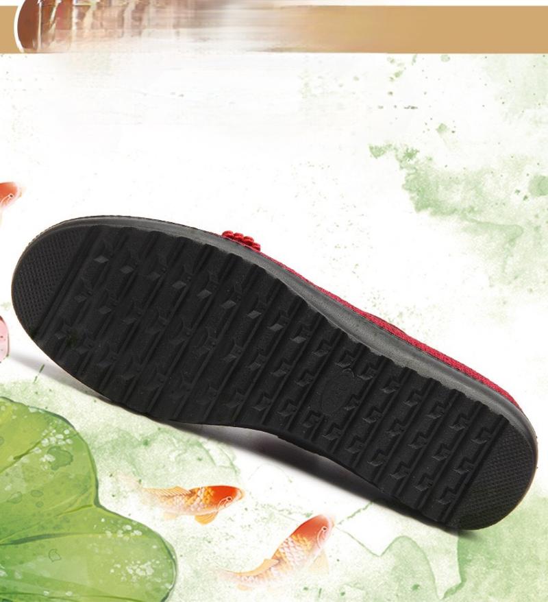 Product Introduction of Giày trung niên nữ, giày bà nội bà ngoại, giày lười vải nữ Shoes Shoes 4
