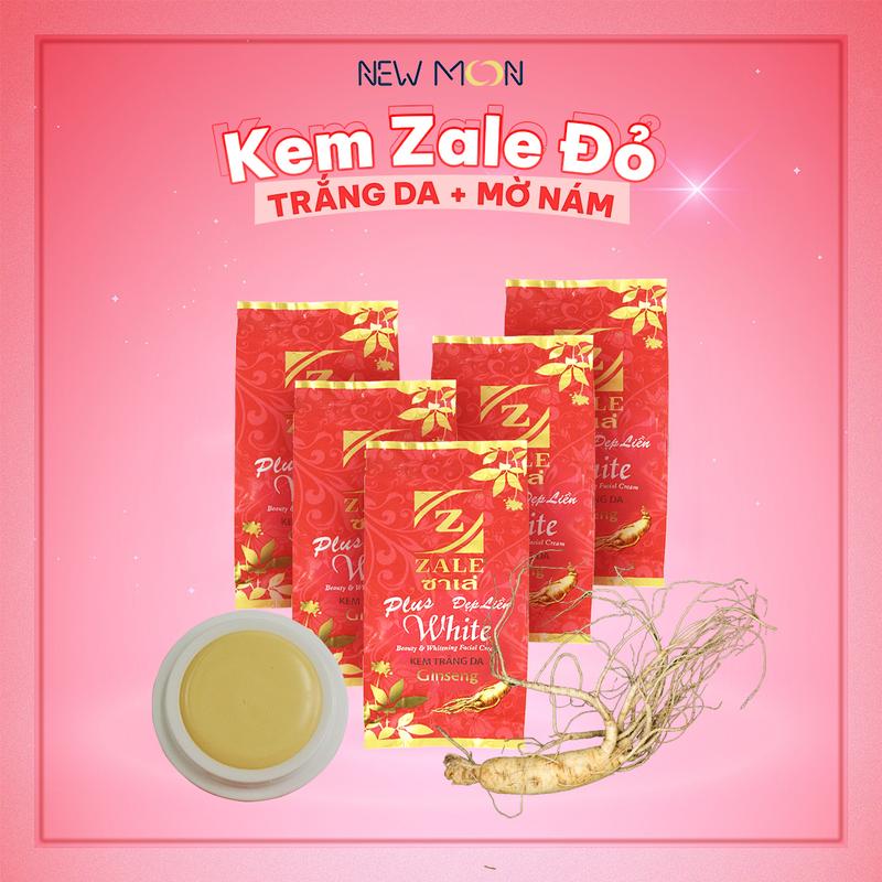 Kem Nén Làm Đẹp Da Combo 5 ZALE Đỏ Nhân Sâm Thái Lan Chính Hãng Nữ Chăm Sóc Da Skincare Dưỡng Ẩm Da Women