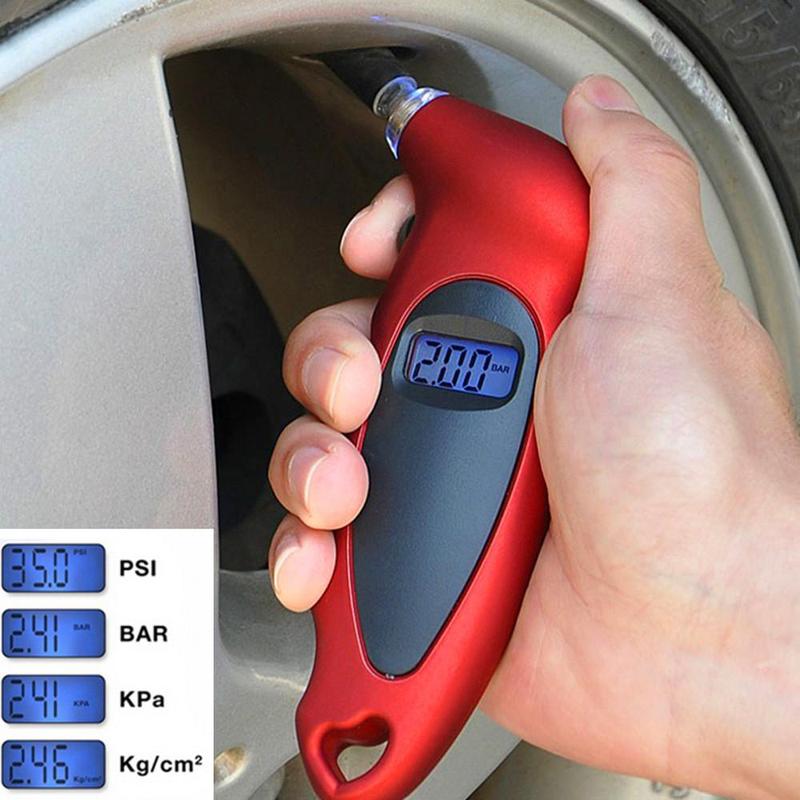 Product Introduction of Car Tire Pressure Monitor with LCD Digital Display, Digital Tire Pressure Monitor Meter, Car Tire Pressure Inspector, Vehicle Tools, Car Stuff, Car Repair Tools, Car Accessories 2