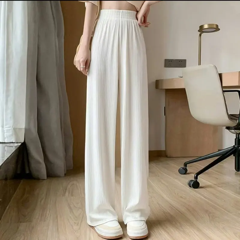 Quần nữ ông rộng thun tăm lạnh dày dặn (42-60kg) - phong cách trẻ trung nữ tính lịch sự - Women Voan Pants 2