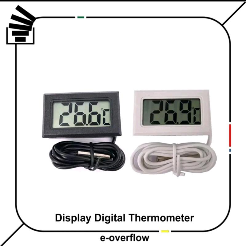 Digital Display Temperatur with Probe Sensor Thermometer 0