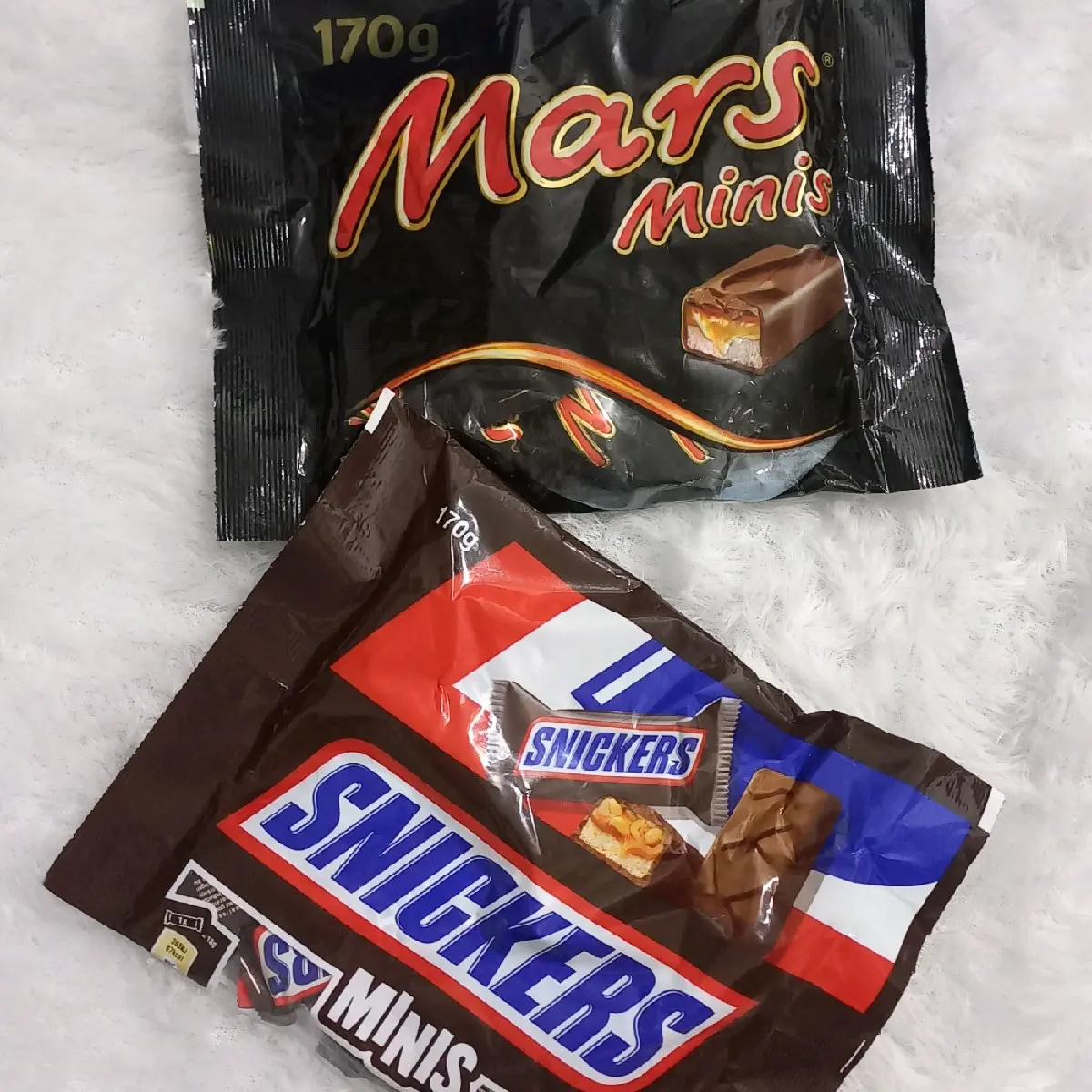 Snickers and Mars minis