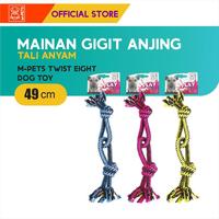 Gambar M-Pets Twist Eight Dog Toy / Mainan Gigit Anjing Tali Anyam dari M-Pets Volk Pets Indonesia Kota Administrasi Jakarta Barat 1 Tokopedia
